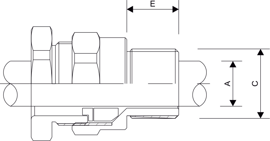 A2F Single Compression Cable Gland