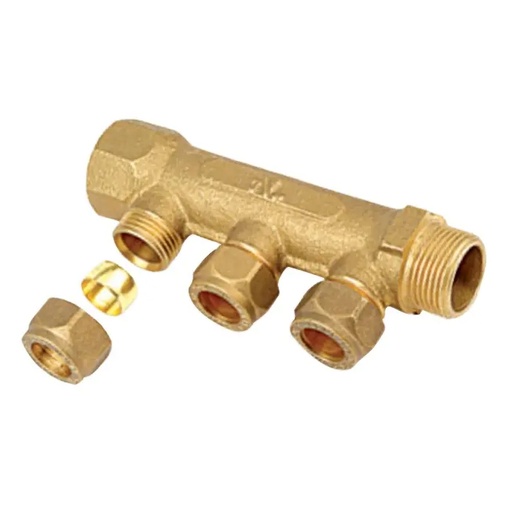 Brass Pex Heating Manifold